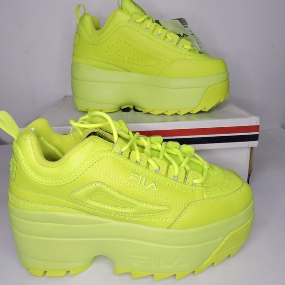 Women's Fila Disruptor 2 Wedge  sneaker New platform brand new - Picture 2 of 4